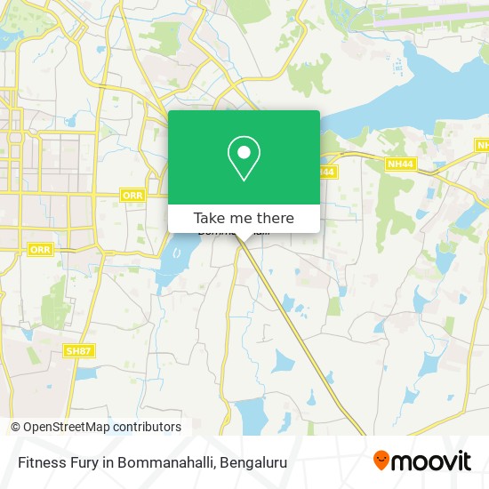 Fitness Fury in Bommanahalli map