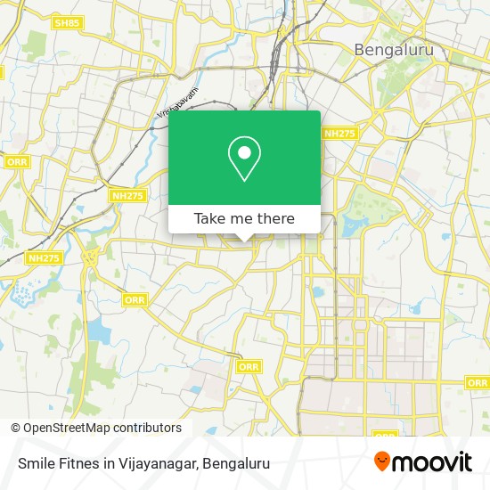 Smile Fitnes in Vijayanagar map