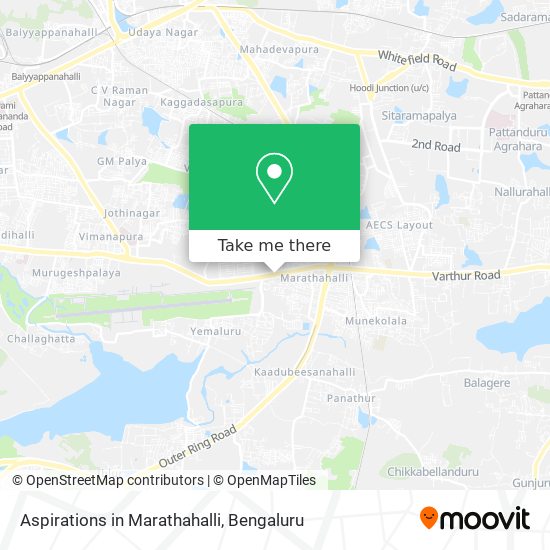 Aspirations in Marathahalli map