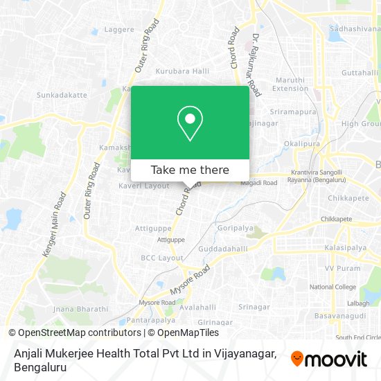 Anjali Mukerjee Health Total Pvt Ltd in Vijayanagar map