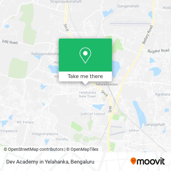 Dev Academy in Yelahanka map