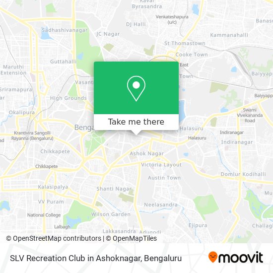 SLV Recreation Club in Ashoknagar map
