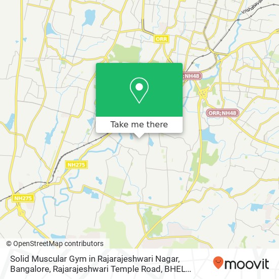 Solid Muscular Gym in Rajarajeshwari Nagar, Bangalore, Rajarajeshwari Temple Road, BHEL Layout, RR map