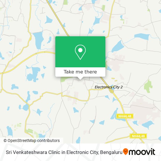 Sri Venkateshwara Clinic in Electronic City map