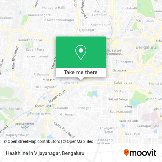 Healthline in Vijayanagar map