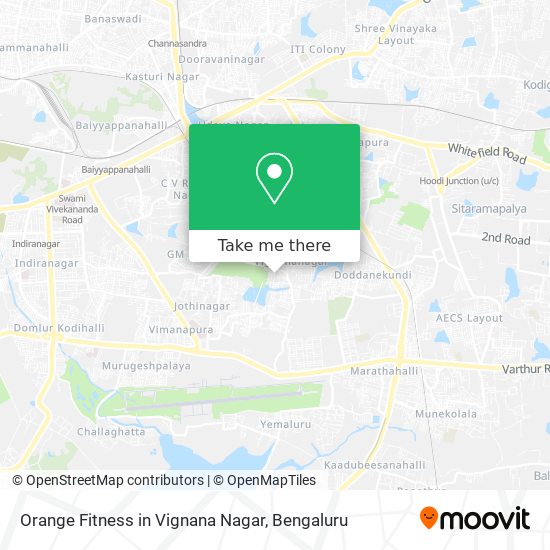 Orange Fitness in Vignana Nagar map