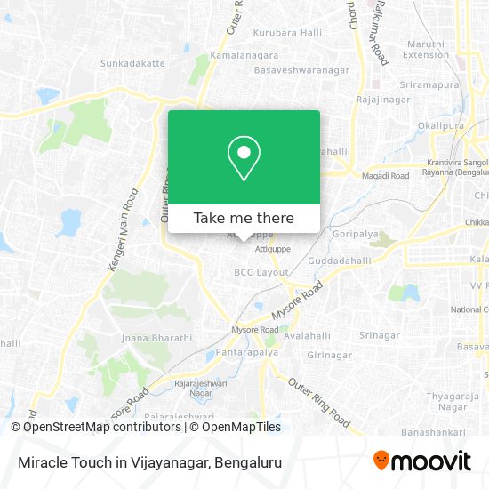 Miracle Touch in Vijayanagar map