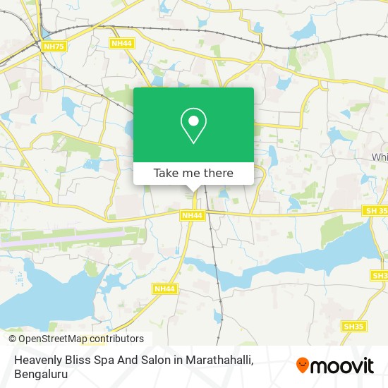 Heavenly Bliss Spa And Salon in Marathahalli map