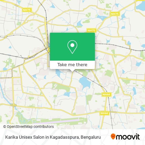 Karika Unisex Salon in Kagadasspura map
