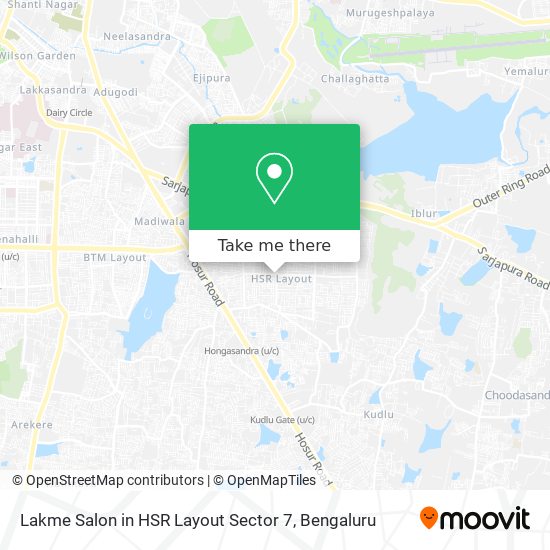 Lakme Salon in HSR Layout Sector 7 map