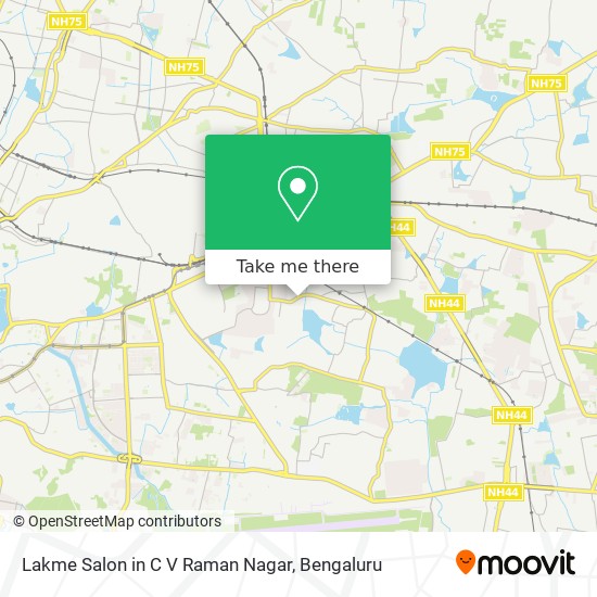 Lakme Salon in C V Raman Nagar map