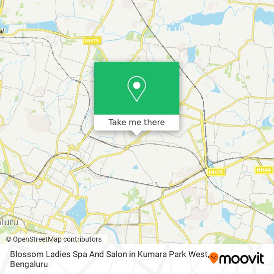 Blossom Ladies Spa And Salon in Kumara Park West map