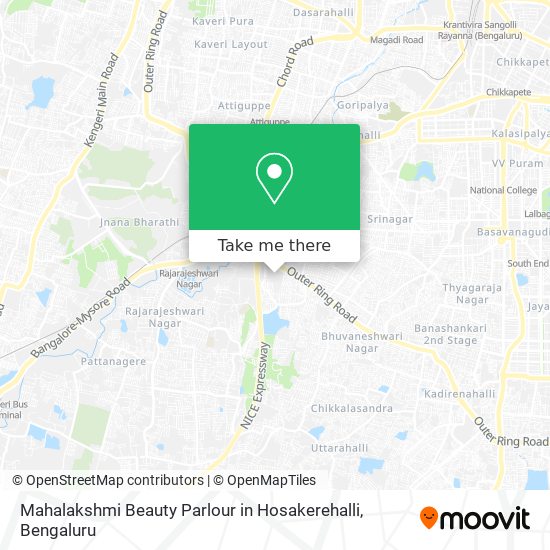 Mahalakshmi Beauty Parlour in Hosakerehalli map