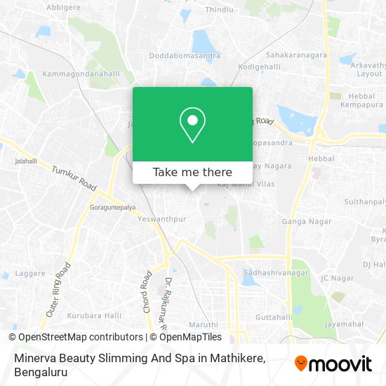 Minerva Beauty Slimming And Spa in Mathikere map