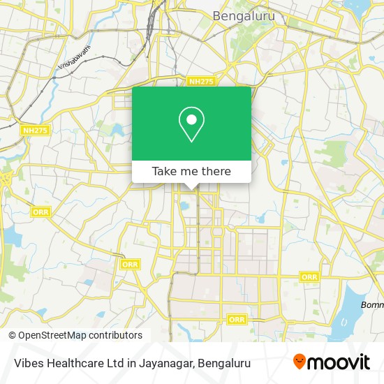 Vibes Healthcare Ltd in Jayanagar map
