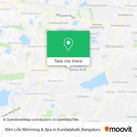 Slim Life Slimming & Spa in Kundalahalli map