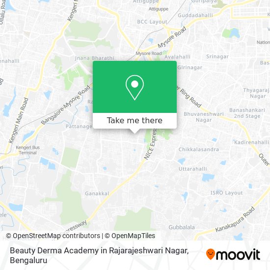 Beauty Derma Academy in Rajarajeshwari Nagar map
