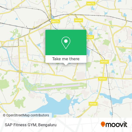 SAP Fitness GYM map