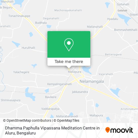 Dhamma Paphulla Vipassana Meditation Centre in Aluru map