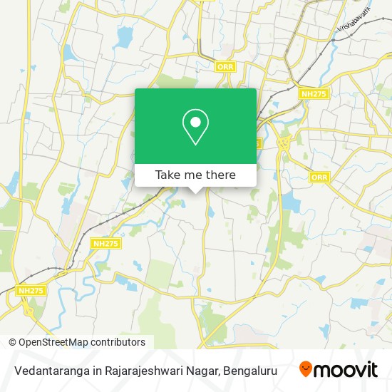 Vedantaranga in Rajarajeshwari Nagar map