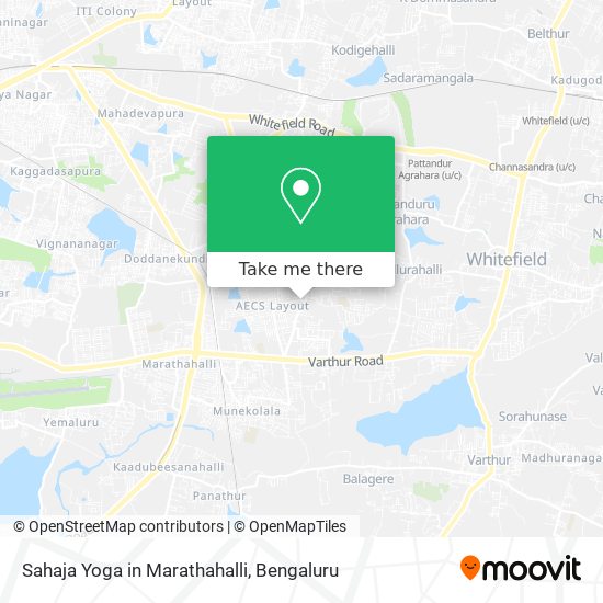 Sahaja Yoga in Marathahalli map