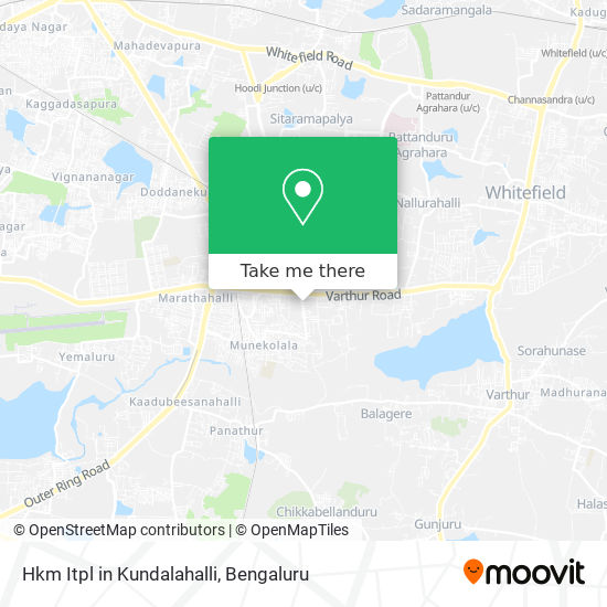 Hkm Itpl in Kundalahalli map