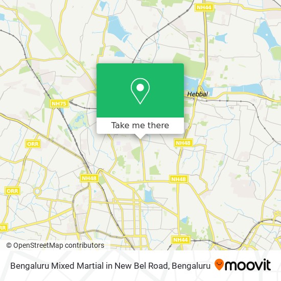 Bengaluru Mixed Martial in New Bel Road map