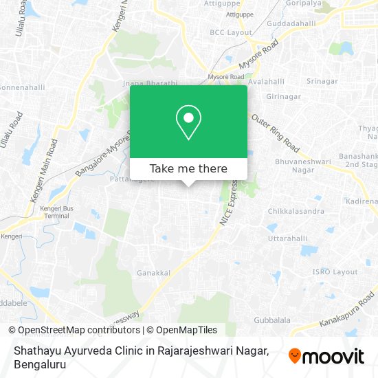 Shathayu Ayurveda Clinic in Rajarajeshwari Nagar map