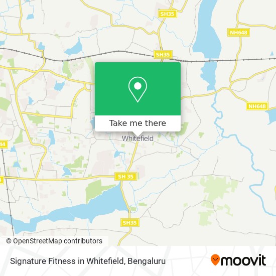 Signature Fitness in Whitefield map