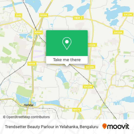 Trendsetter Beauty Parlour in Yelahanka map