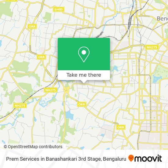 Prem Services in Banashankari 3rd Stage map