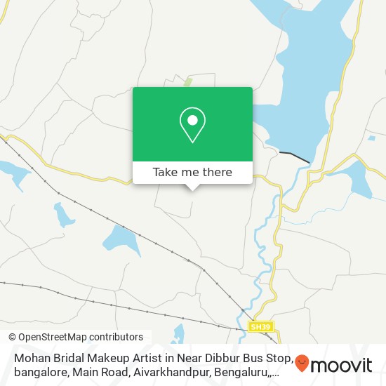 Mohan Bridal Makeup Artist in Near Dibbur Bus Stop, bangalore, Main Road, Aivarkhandpur, Bengaluru, map