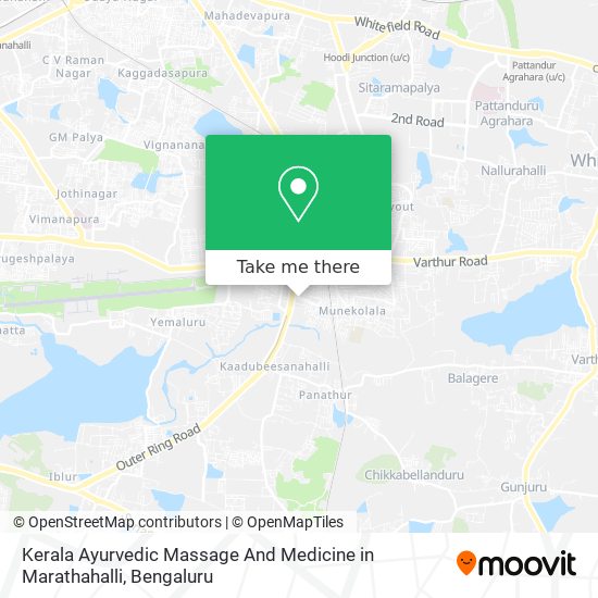 Kerala Ayurvedic Massage And Medicine in Marathahalli map