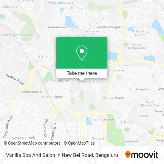 Vanilla Spa And Salon in New Bel Road map