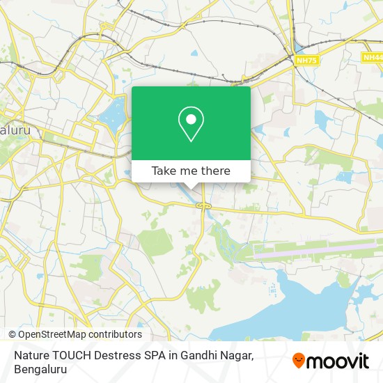 Nature TOUCH Destress SPA in Gandhi Nagar map