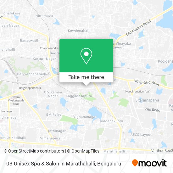 03 Unisex Spa & Salon in Marathahalli map