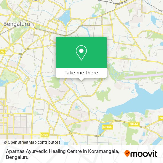 Aparnas Ayurvedic Healing Centre in Koramangala map