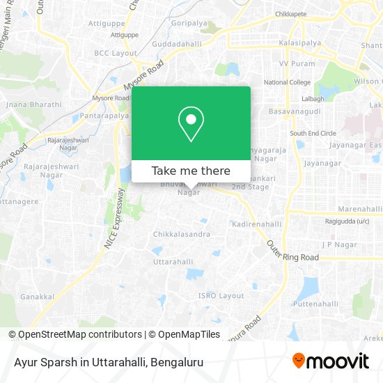 Ayur Sparsh in Uttarahalli map