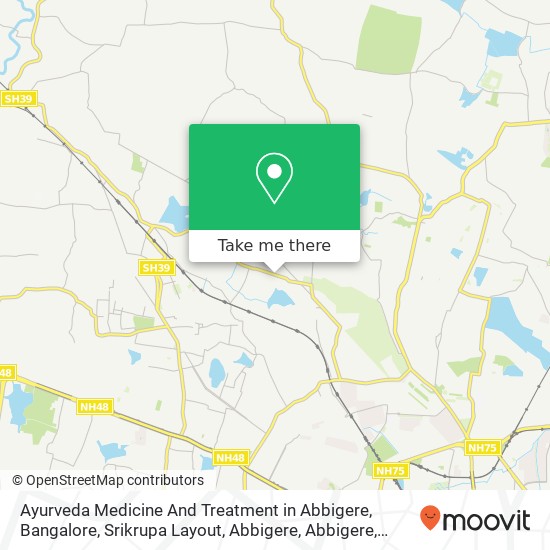 Ayurveda Medicine And Treatment in Abbigere, Bangalore, Srikrupa Layout, Abbigere, Abbigere, Bengal map