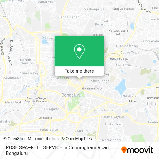 ROSE SPA--FULL SERVICE in Cunningham Road map
