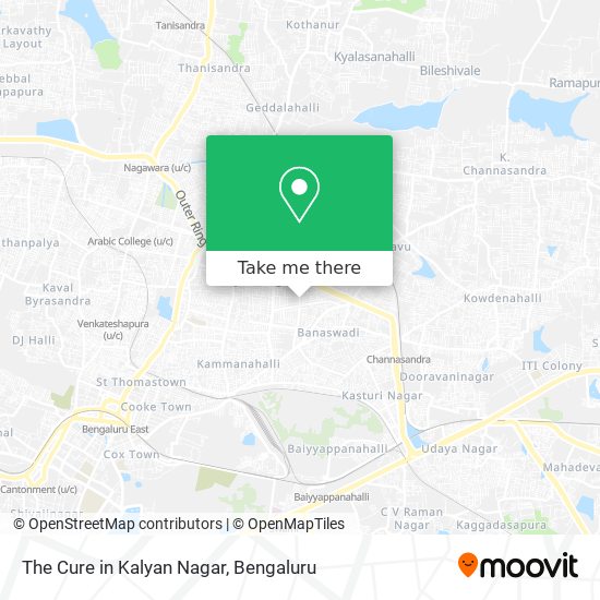 The Cure in Kalyan Nagar map