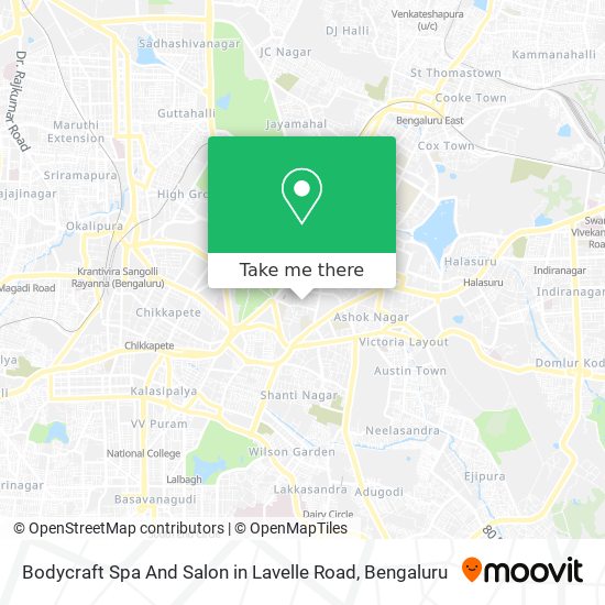 Bodycraft Spa And Salon in Lavelle Road map