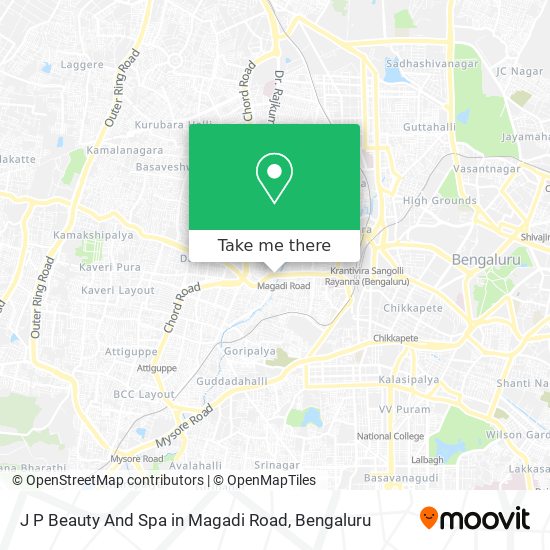 J P Beauty And Spa in Magadi Road map