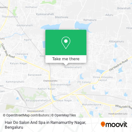 Hair Do Salon And Spa in Ramamurthy Nagar map