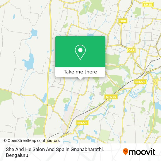 She And He Salon And Spa in Gnanabharathi map