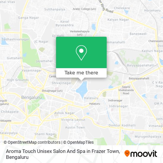 Aroma Touch Unisex Salon And Spa in Frazer Town map