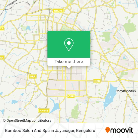 Bamboo Salon And Spa in Jayanagar map