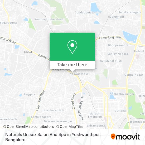 Naturals Unisex Salon And Spa in Yeshwanthpur map