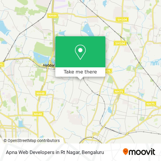 Apna Web Developers in Rt Nagar map