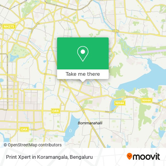 Print Xpert in Koramangala map